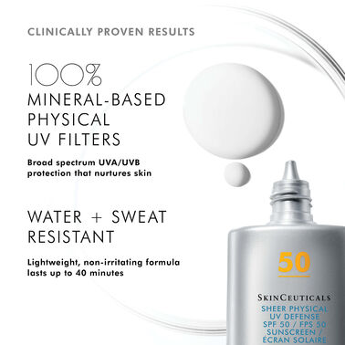 Sheer Physical UV Defence SPF 50 - SkinCeuticals | 欧莱雅皮肤美容合作店