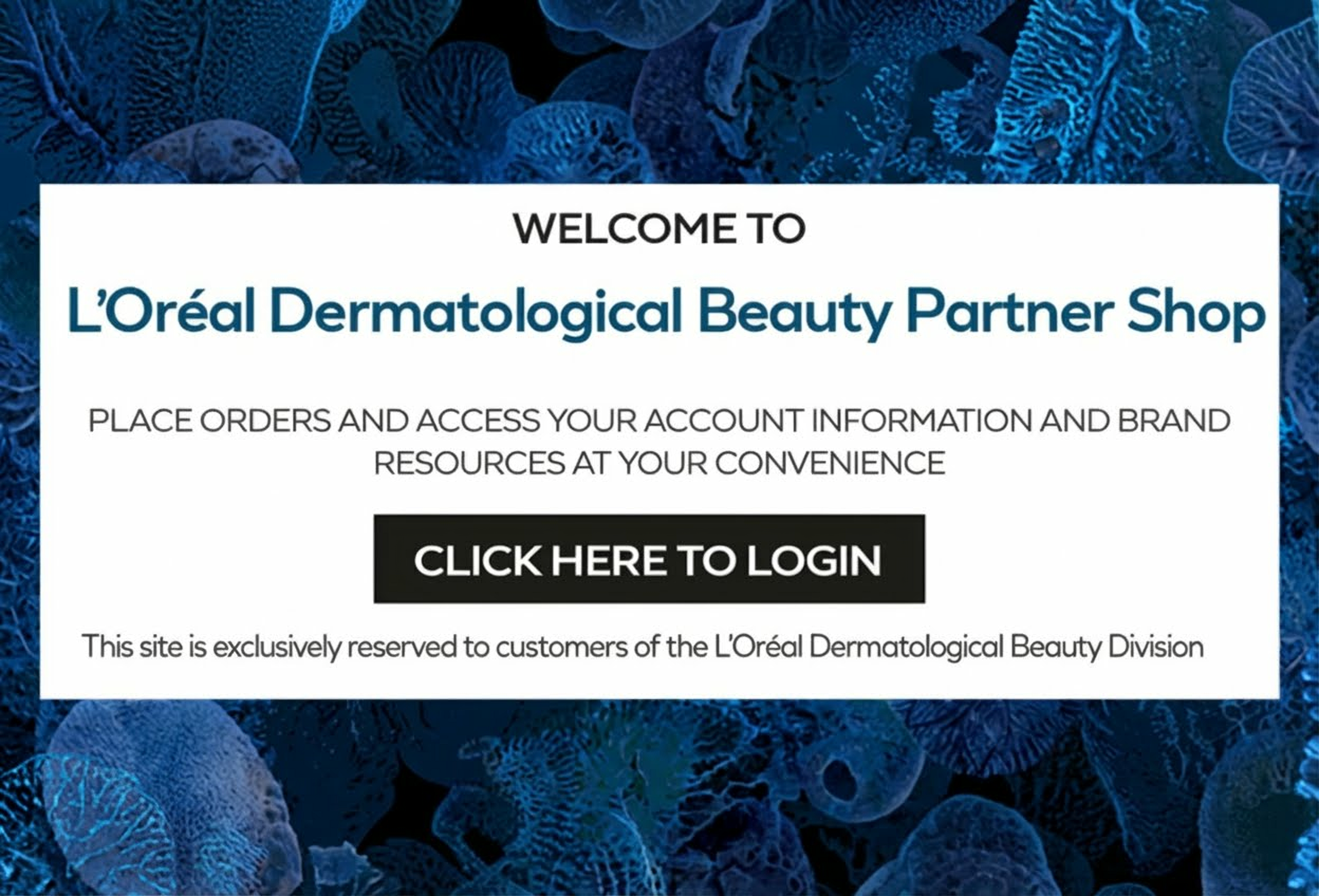 Welcome to L'Or&eacute;al Dermatological Beauty Partner Shop
